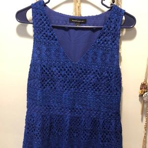 Cobalt blue lace dress